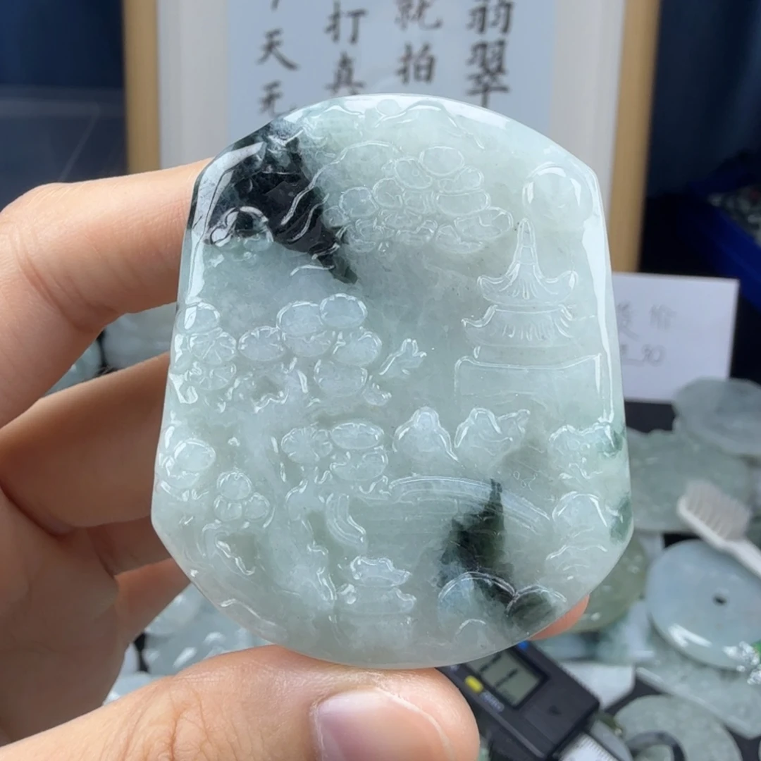 颈饰未镶嵌翡翠翡翠