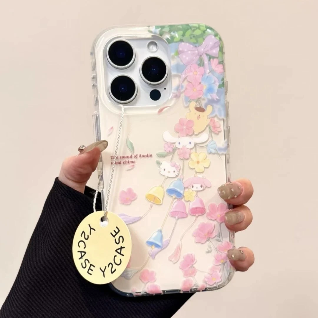 风铃三丽鸥适用苹果手机壳华为vivo小米荣耀oppo红米一加新软女简