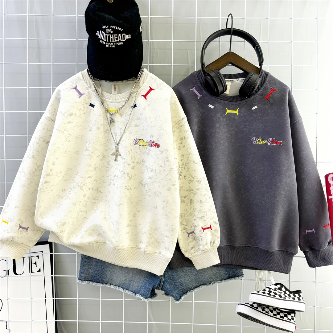 男童秋款卫衣2025新款儿童秋季长袖上衣中大童男孩休闲打底衫帅气