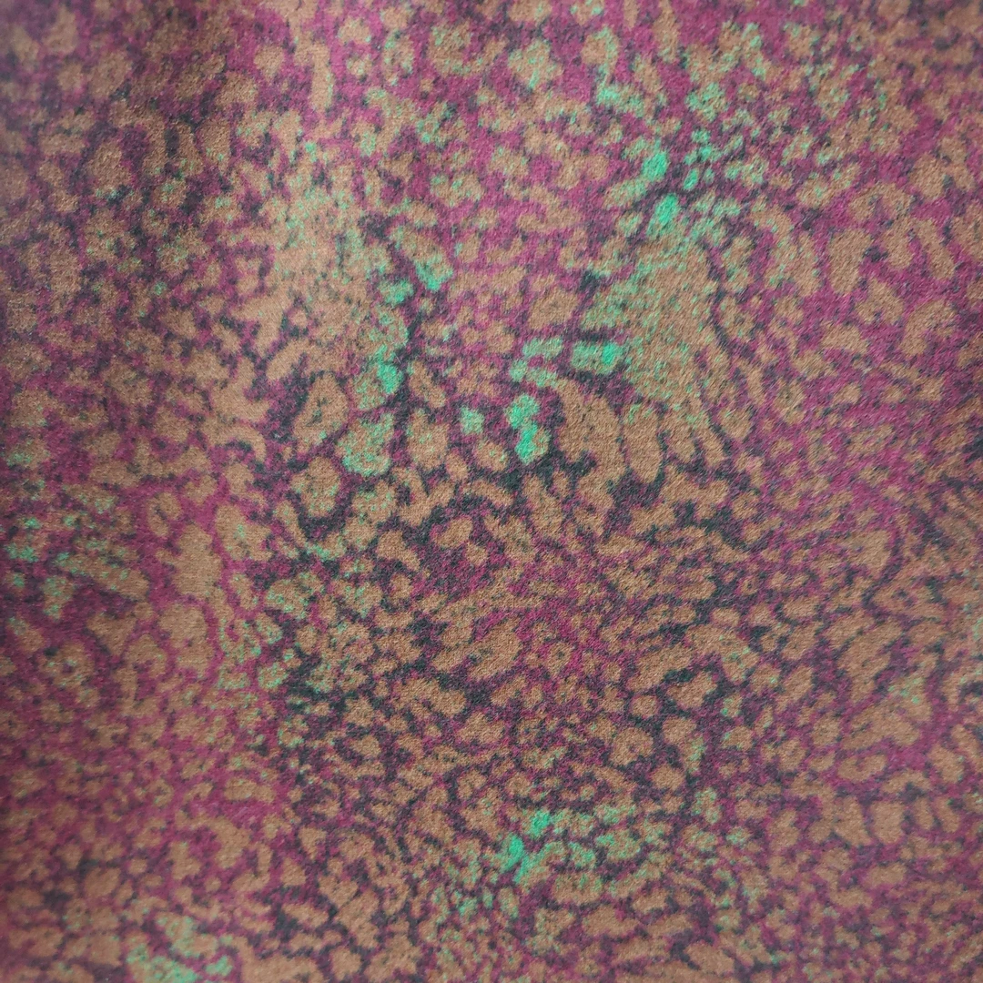 织花奥绒 紫绿龟纹