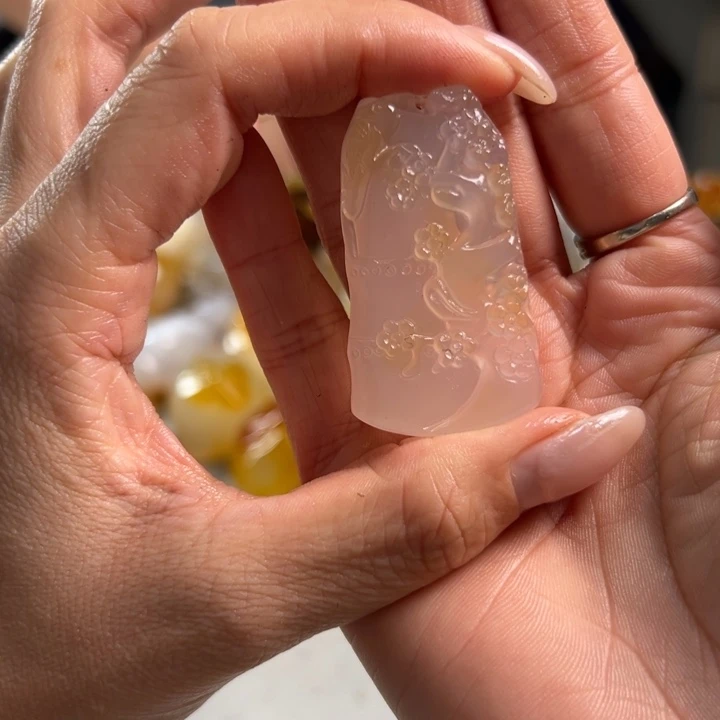 玛瑙/玉髓吊坠(不含链)未镶嵌