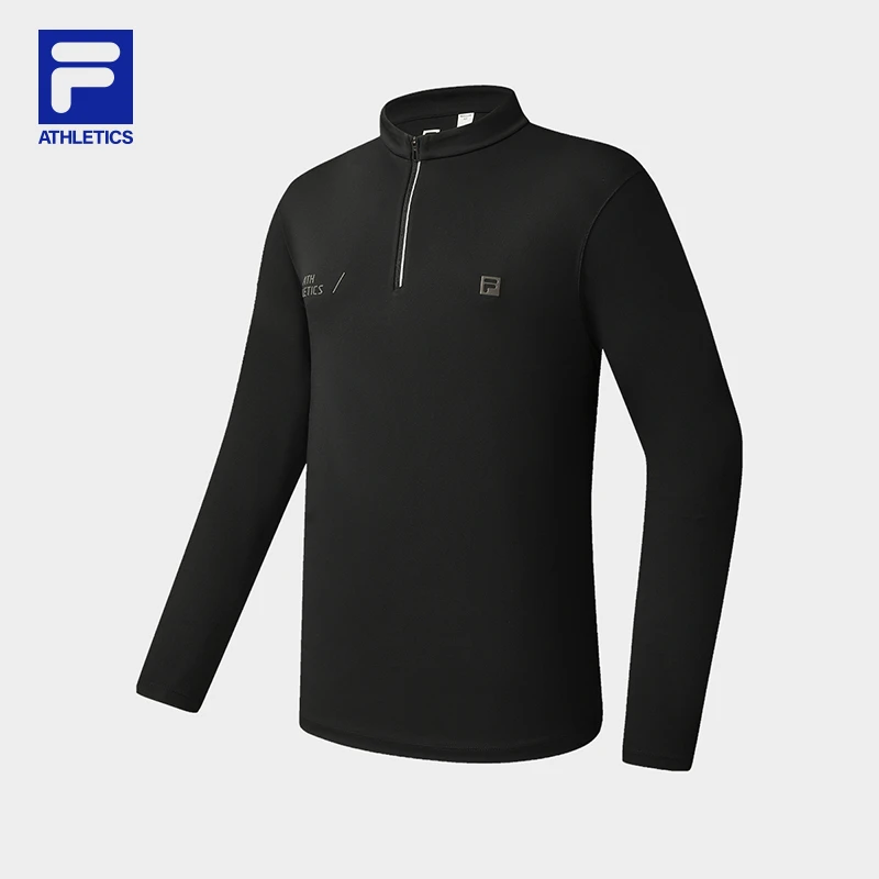 Fila/斐乐内搭男子长袖运动户外舒适时尚休闲立领套头A11M531201F