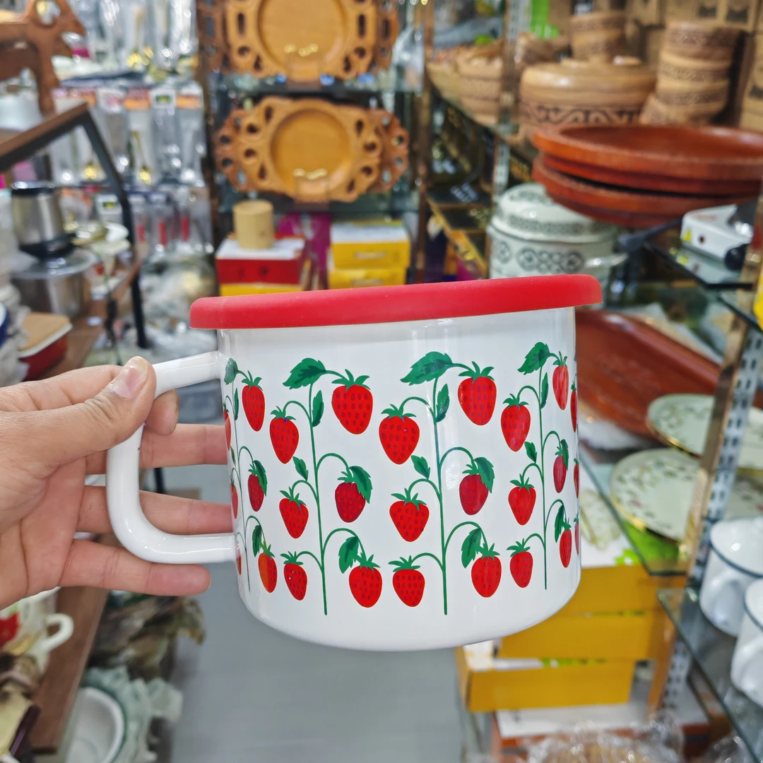 15公分特厚搪瓷奶杯，油缸，盐缸，泡面杯大茶缸