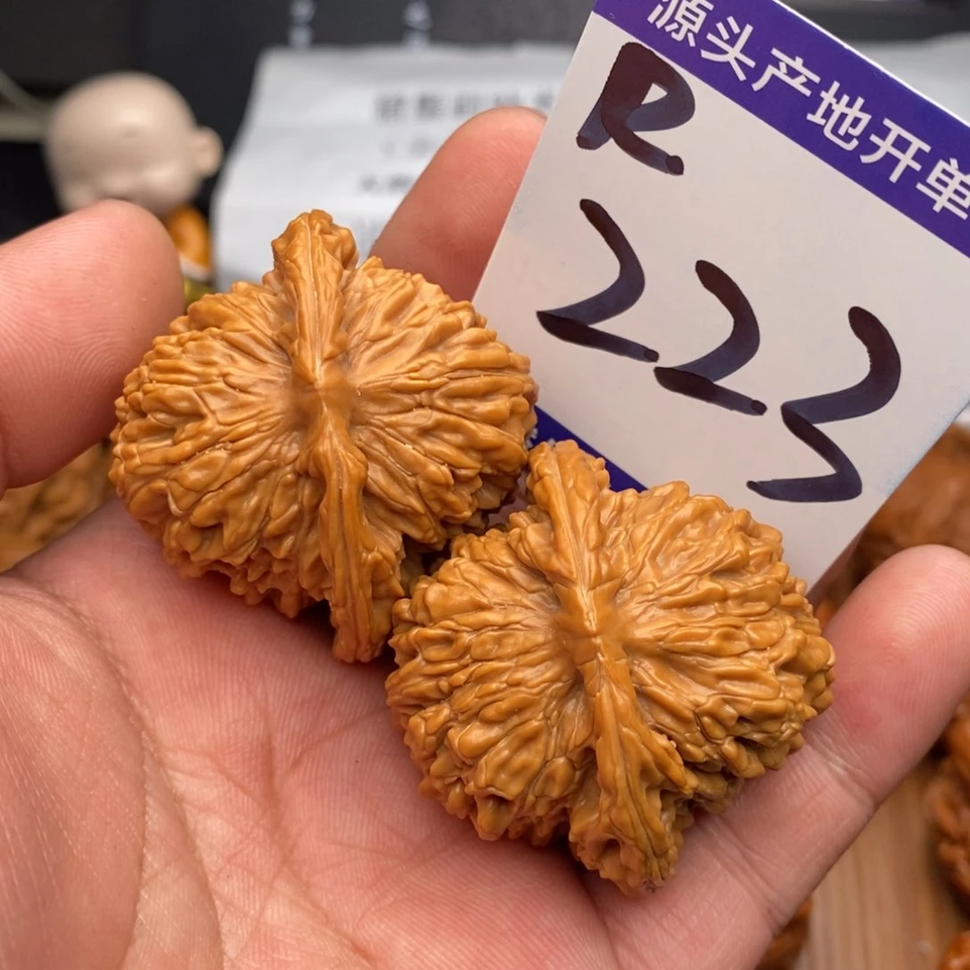 把件文玩核桃四座楼狮子头43➕