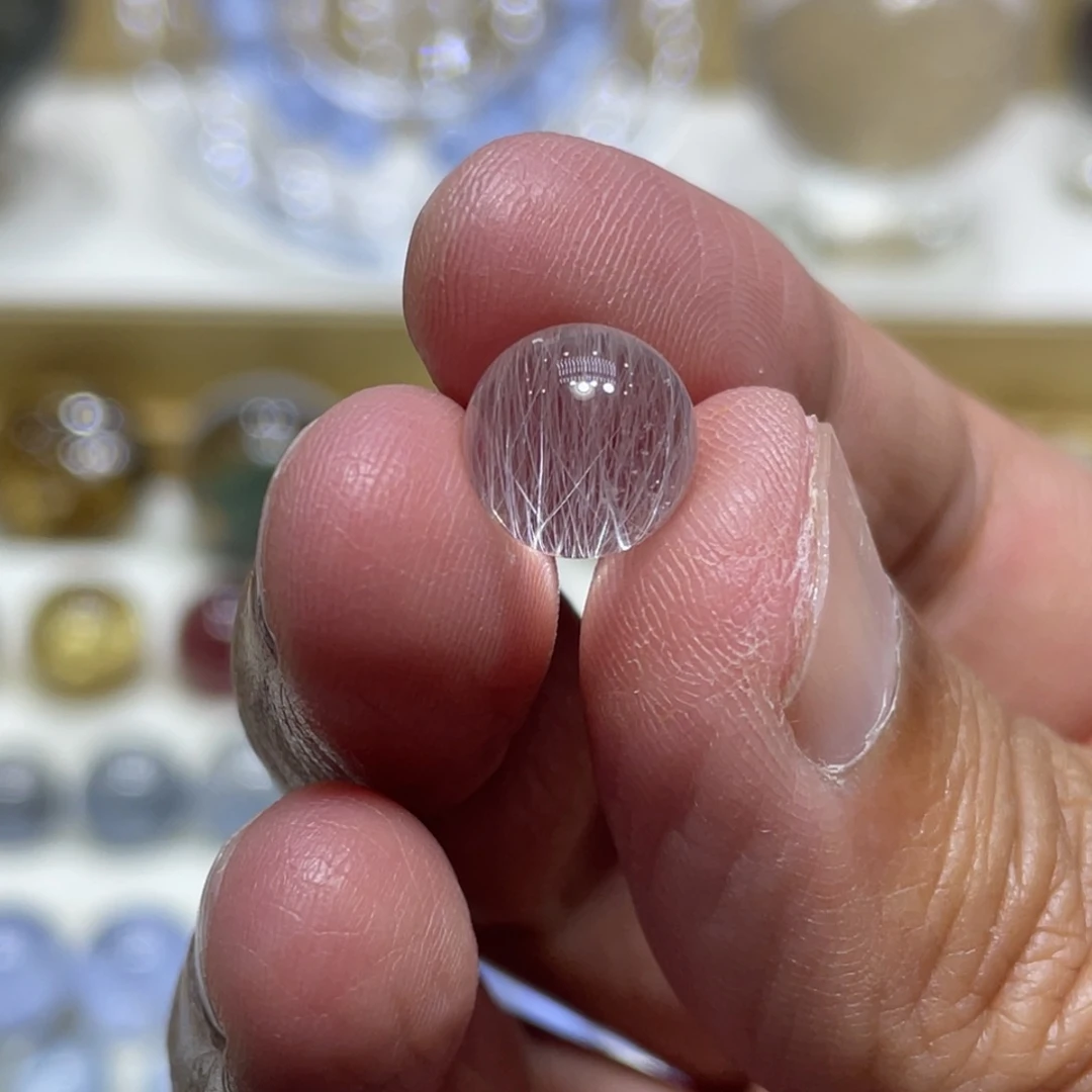 水晶未镶嵌珠宝半成品