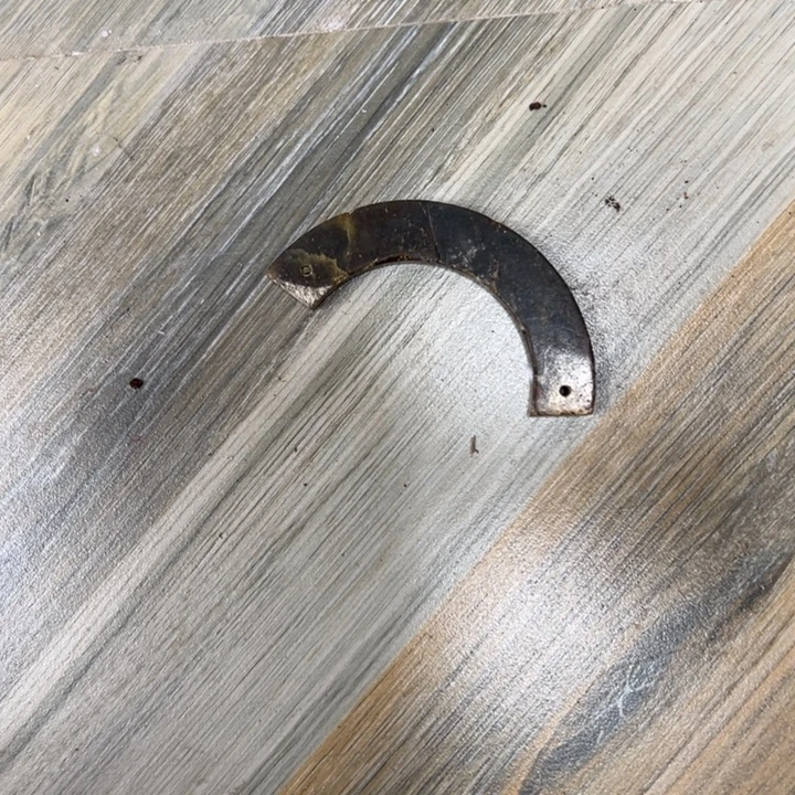 雨***竹和田玉（青玉）未镶嵌挂件