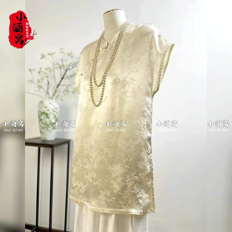 [冰玉露-奥黛]小酒窝新国风 新中式时尚气质长衫-74