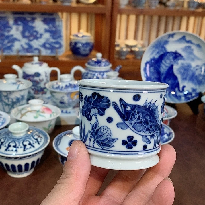 錡镇堂手工手绘杯