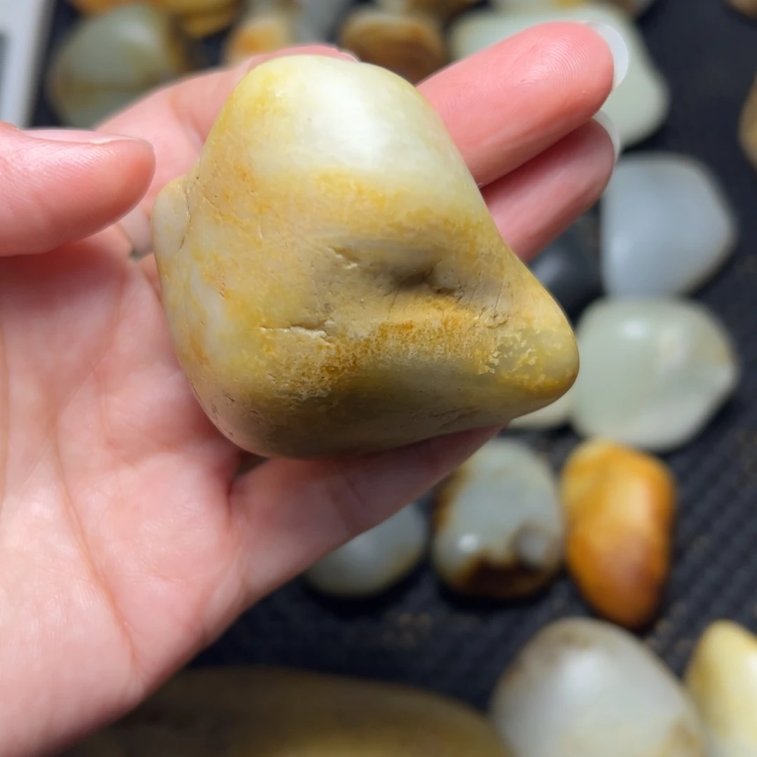 和田玉未镶嵌挂件74