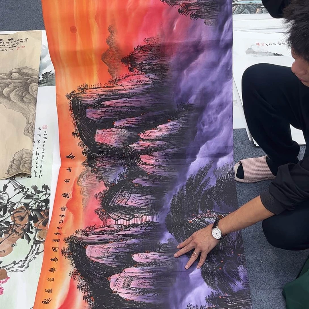 国画宣纸国画纯手绘作品