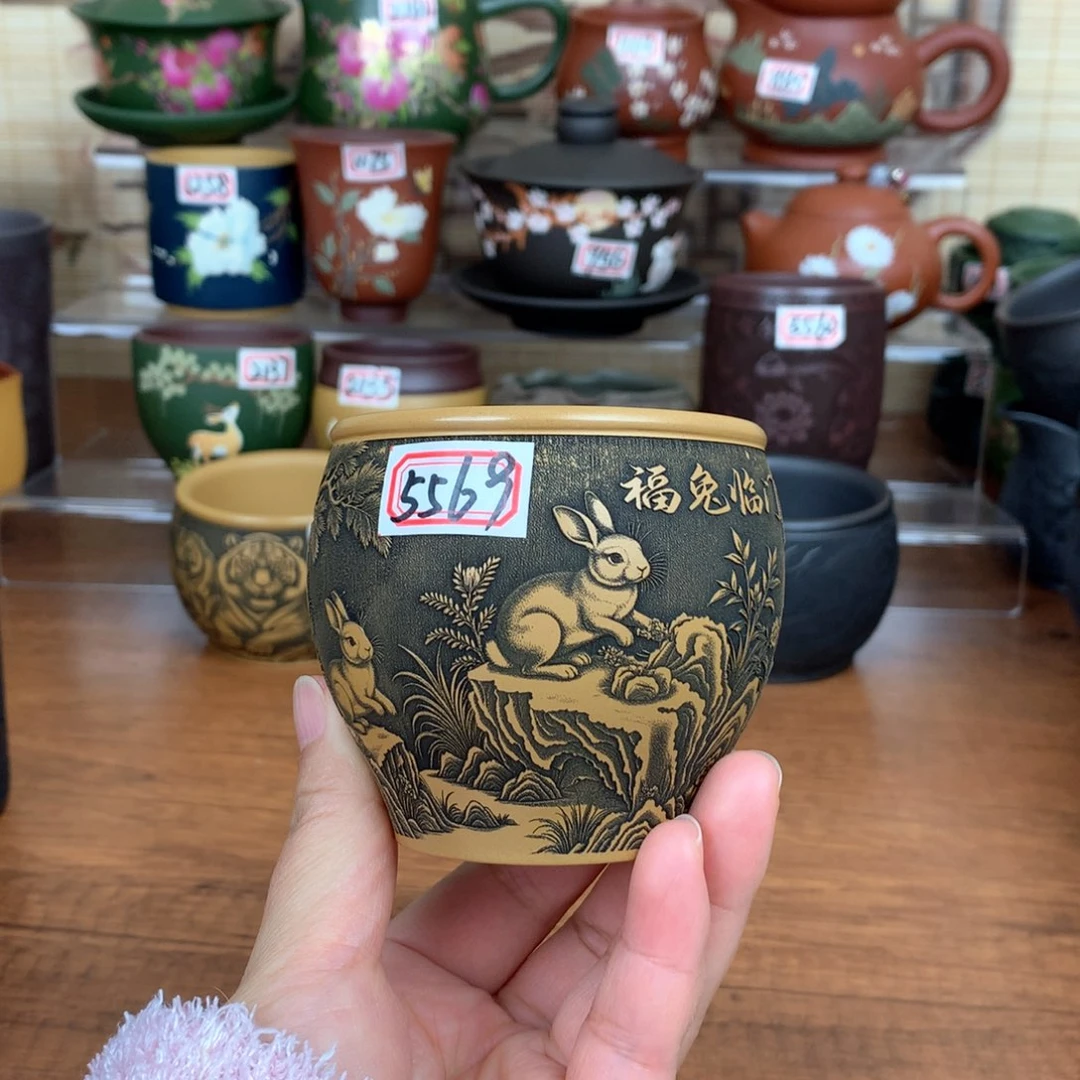 茶杯紫砂宜兴紫砂茶具