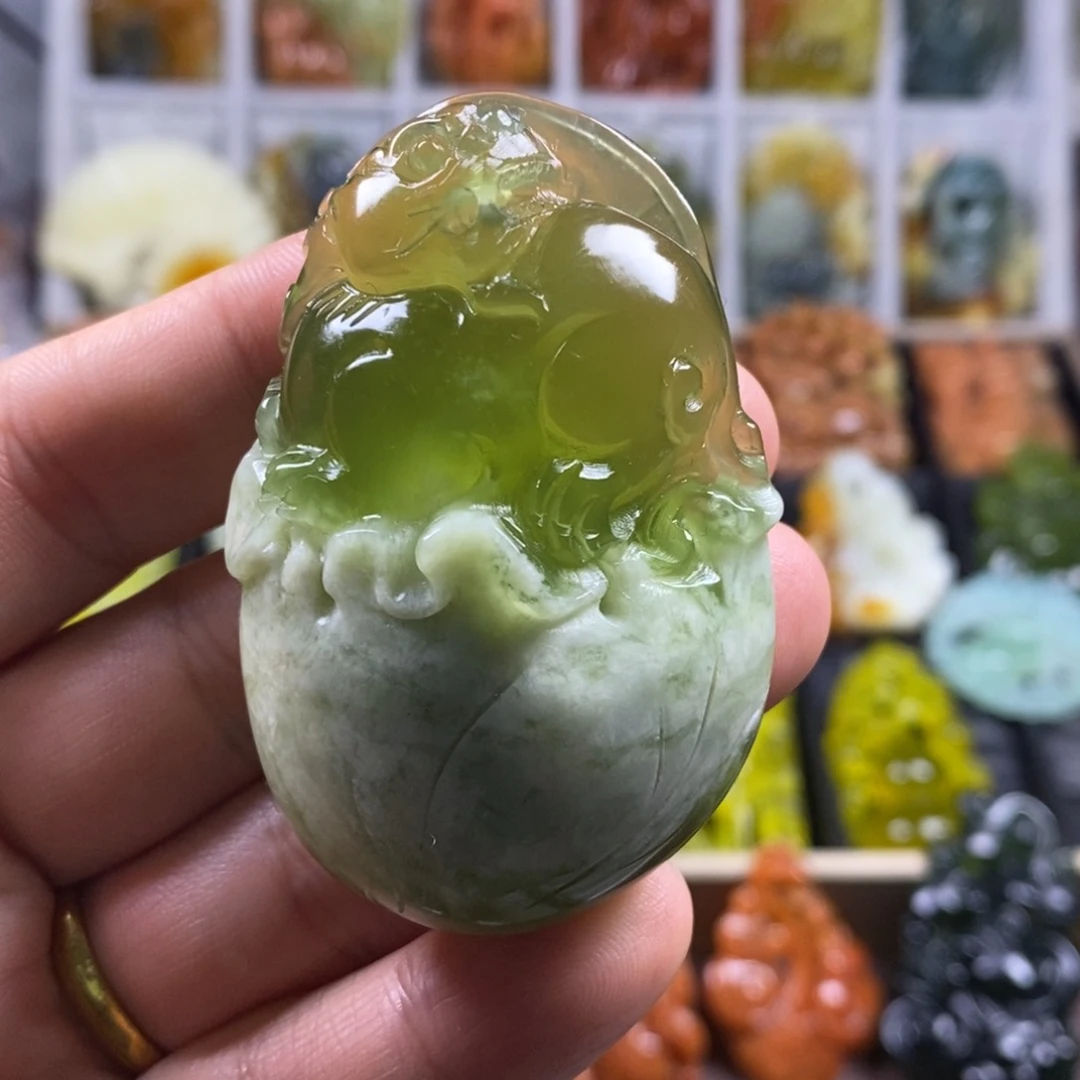 合金蛇纹石玉颈饰