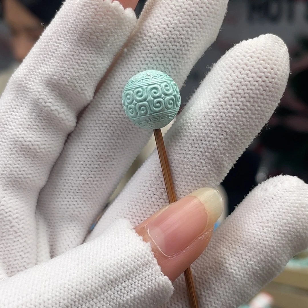 绿松石未镶嵌挂件