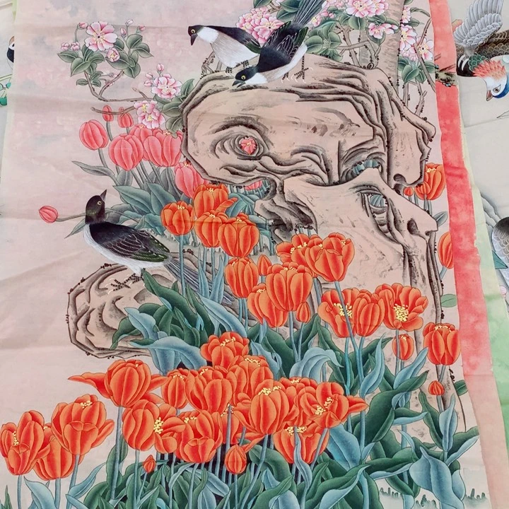 左***岸国画艺术作品欣赏