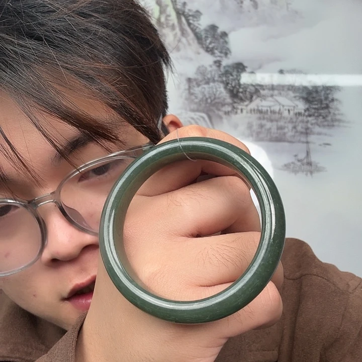 和田玉未镶嵌手镯3