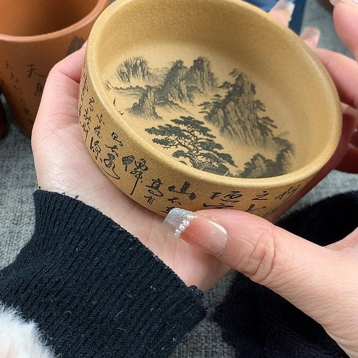 紫砂茶杯高端主人杯