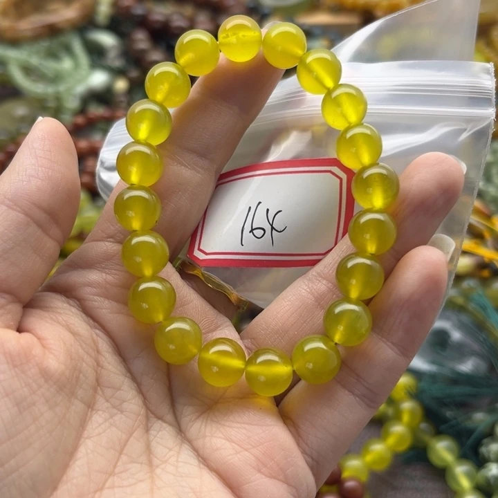 蛇纹石玉未镶嵌手链