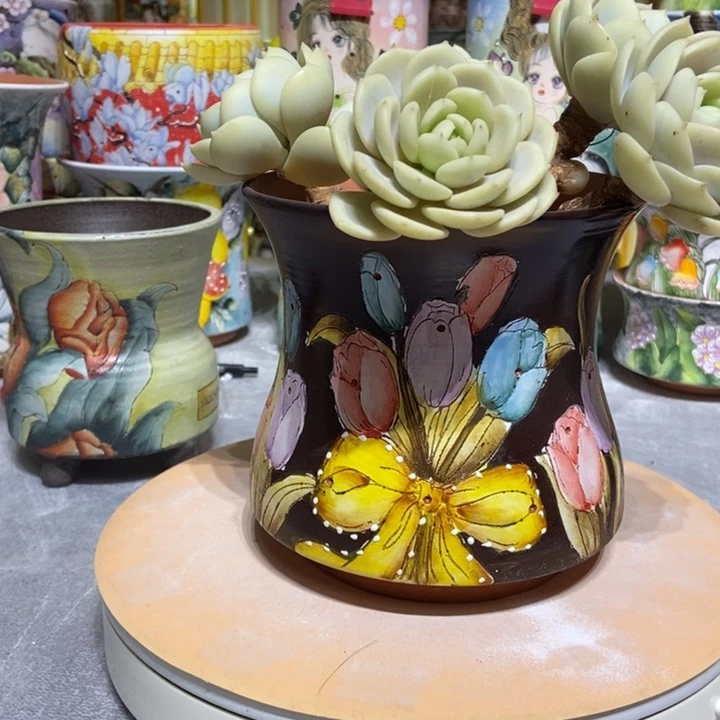 景德镇艺术手绘作品