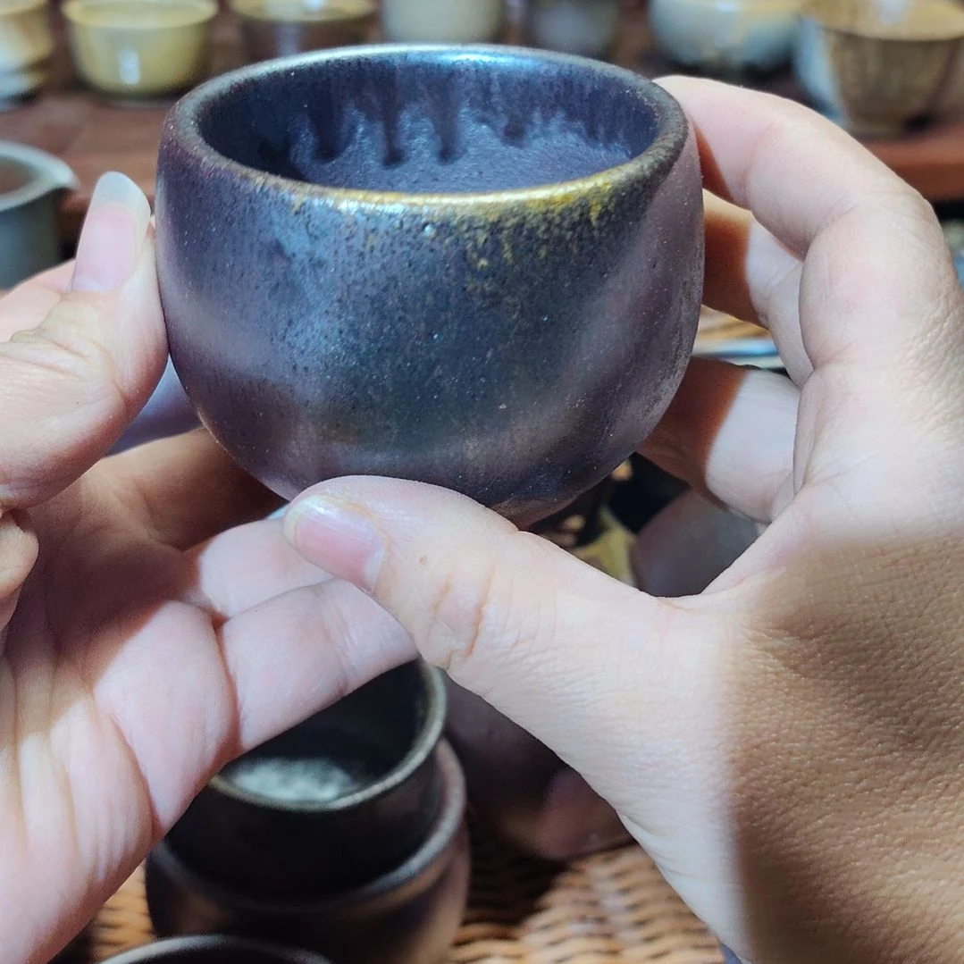 赵*国建水紫泥柴烧微瑕主人杯福利杯