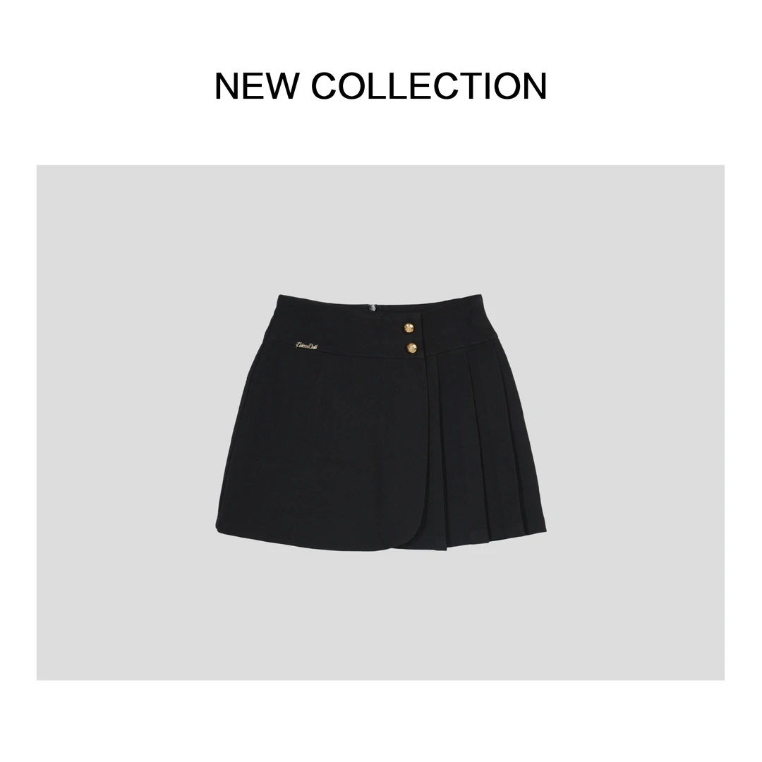 【诗语专属】新款复古时尚气质短裙 Q1518000B