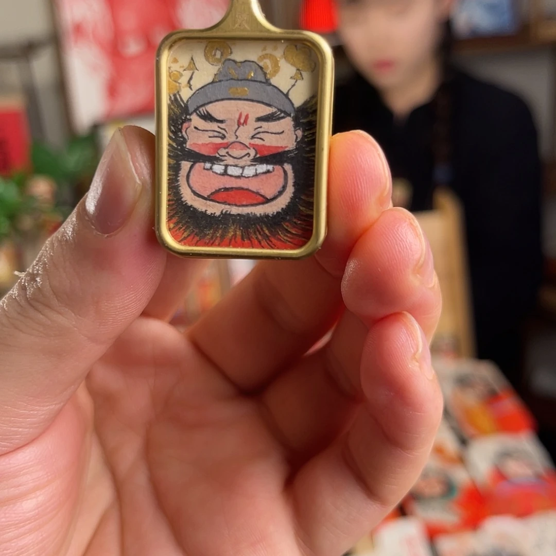 @***驴纯手绘钟馗文创画