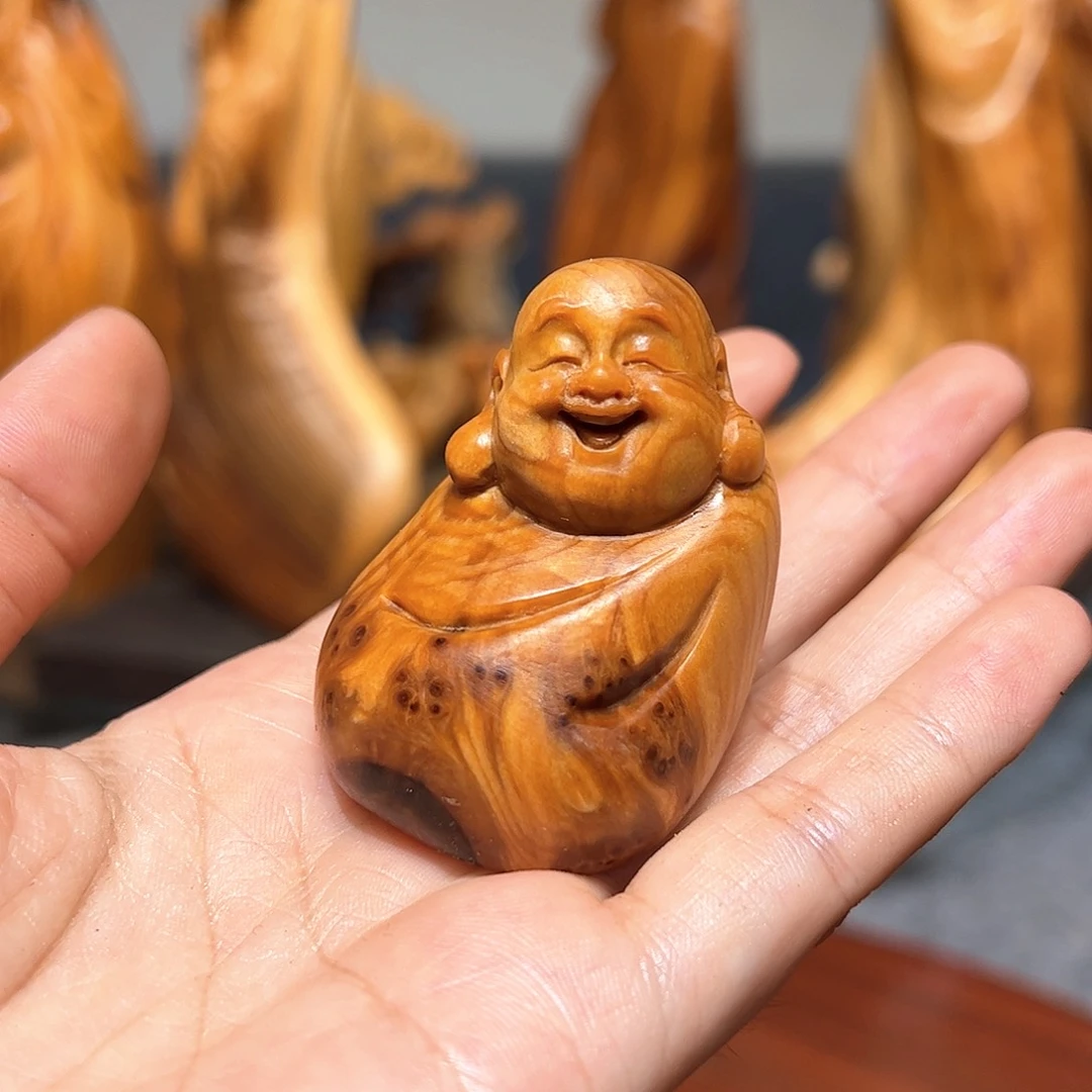 柏木崖柏木手把件摆件