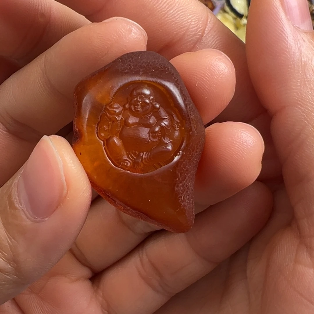 琥珀未镶嵌裸石微瑕