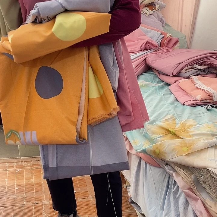 棉长绒棉不挑花色布块2.5米