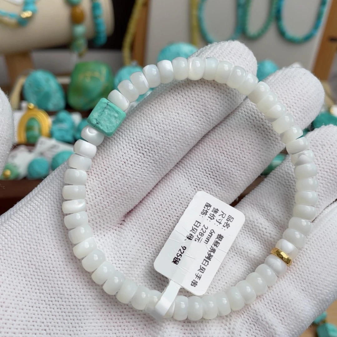 绿松石未镶嵌设计款单圈卡6