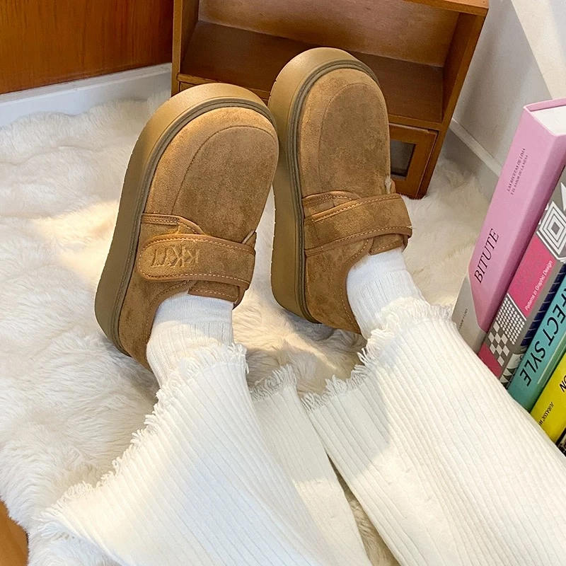 秋冬新款百搭时尚勃肯复古厚底英伦风厚底休闲鞋K081/K08