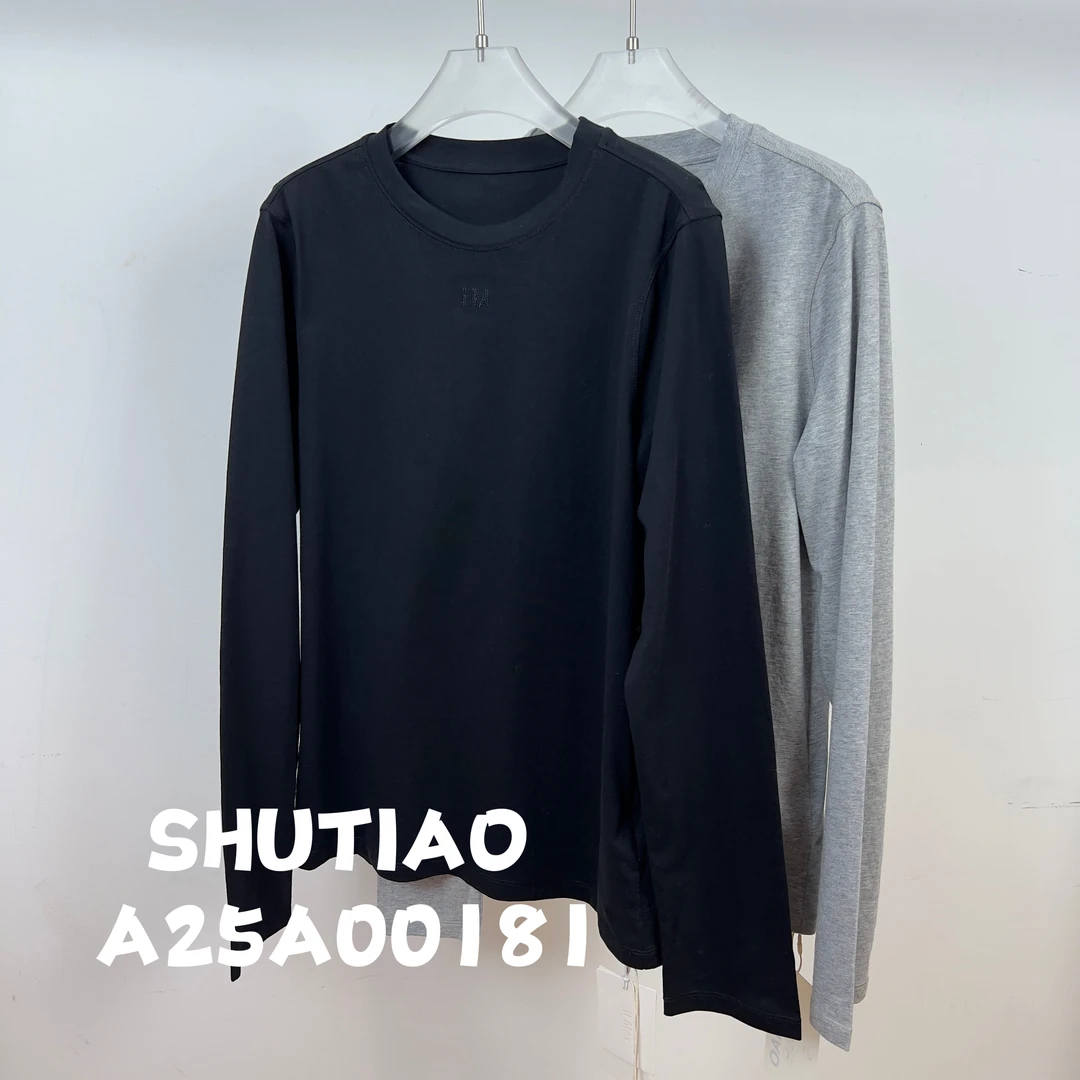 【SHUTIAO】2024秋冬：新款小众设计款T恤A25A00181