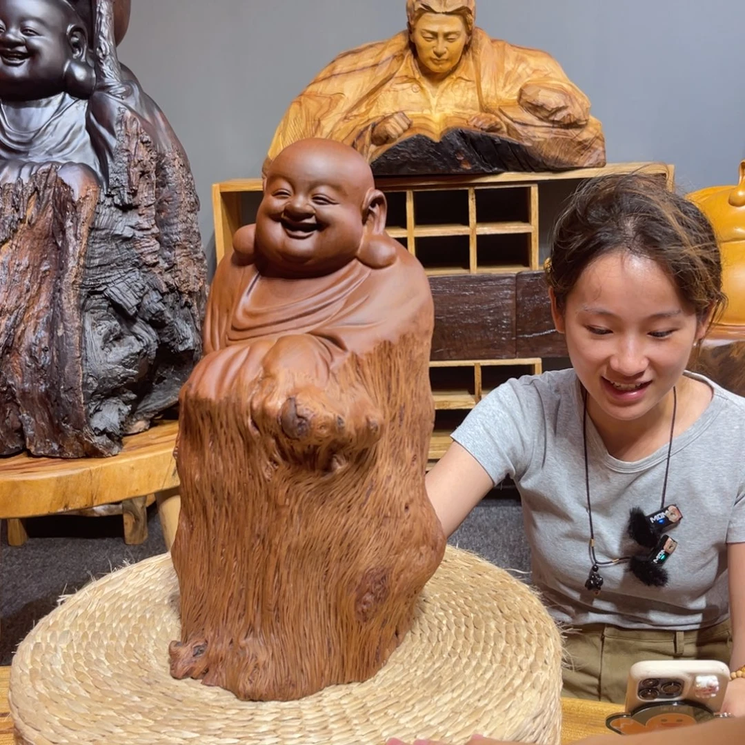 木娑罗弥勒 桌面摆件 23.5-33.5