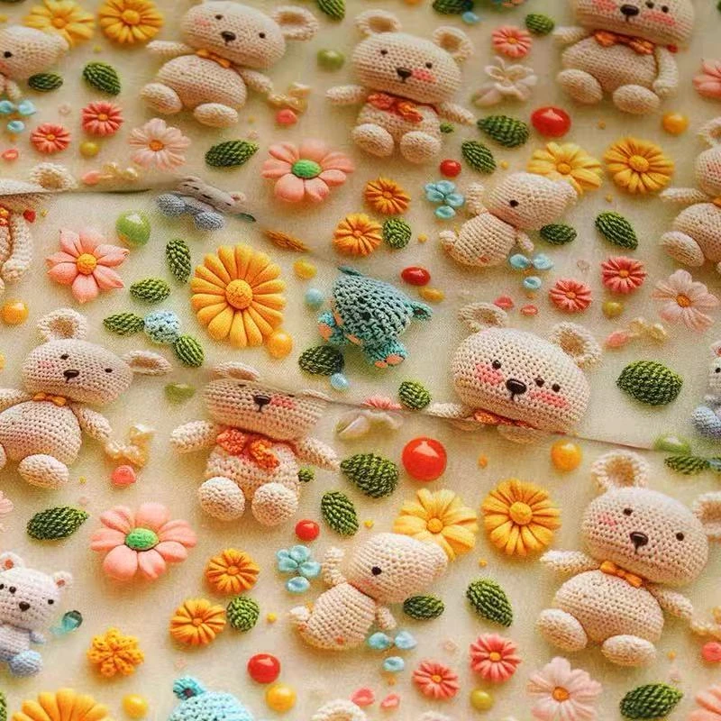 {七彩小熊床单}1.5米*2.3米床单正负5厘米舒适柔软小奶棉加密小