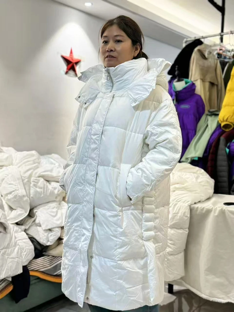 棉服女款运动中长短款时尚休闲百搭女士宽松潮流保暖秋冬