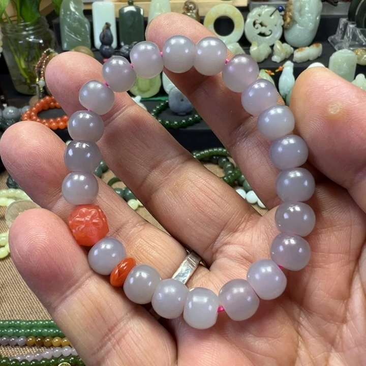 和田玉未镶嵌套链