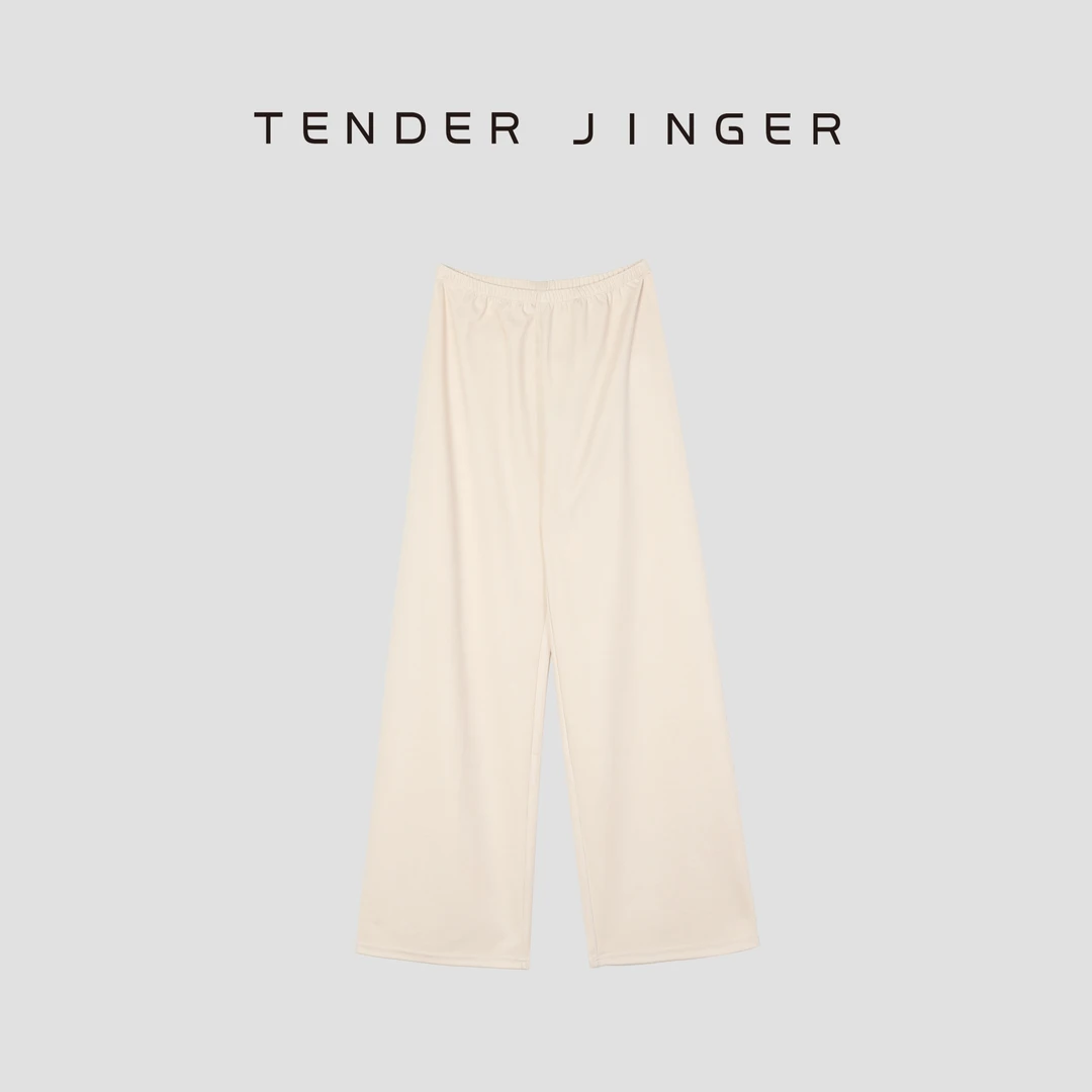 Tender Jinger【疯狂星期三】铜氨丝一片式剪裁空气裤T52BTT80466