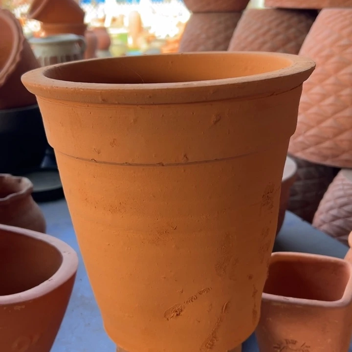 红陶22×23 手工拉胚微瑕