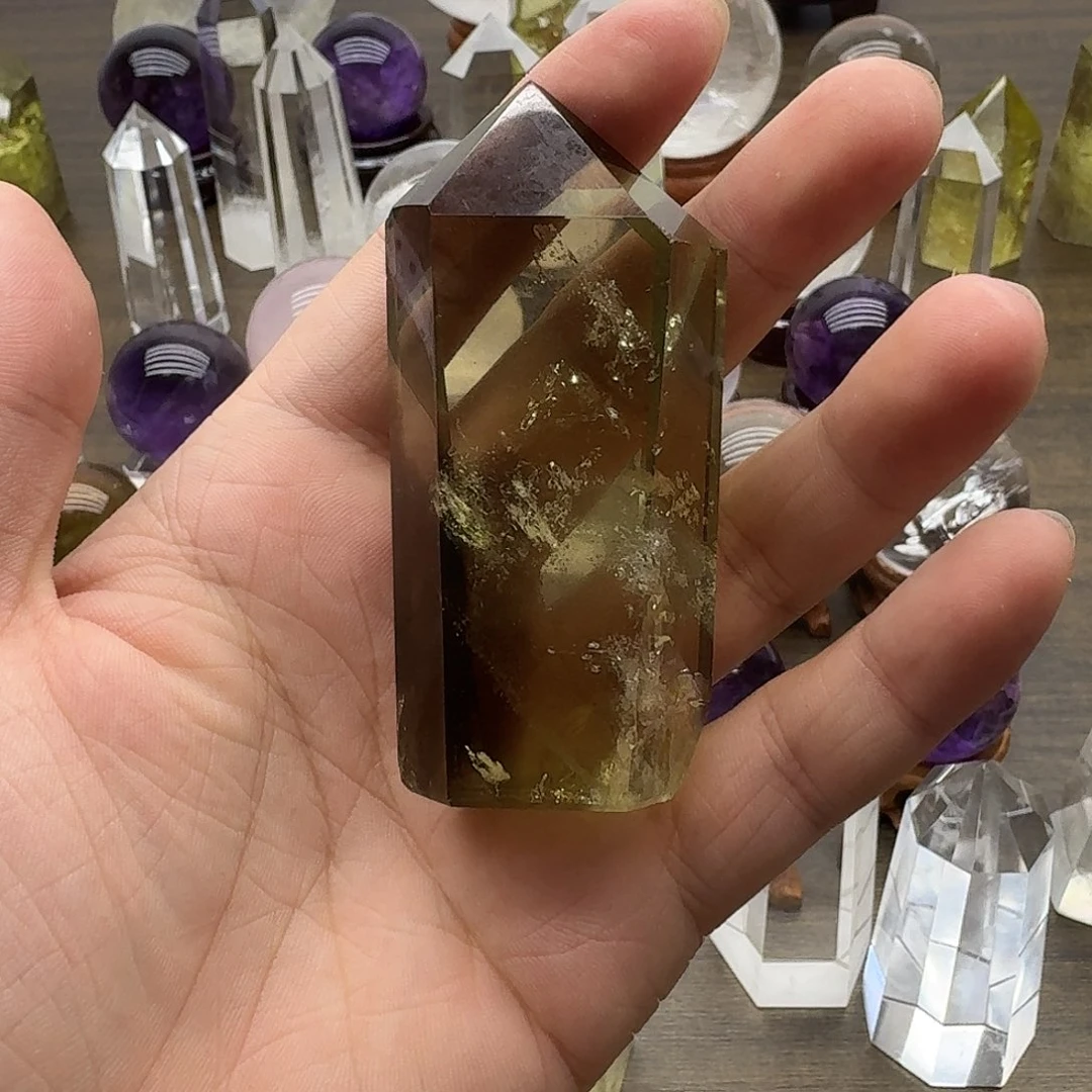 珠宝半成品未镶嵌黄晶