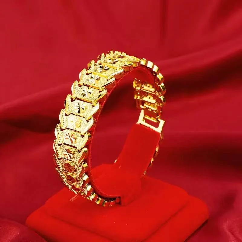 纯铜手链 【新疆西藏包邮】越南老板戒指精工手链时尚百搭手链