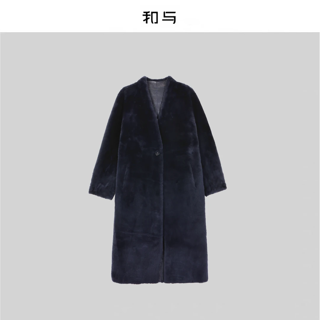 Tender Jinger｜ 和与系列  澳洲美丽奴皮毛一体外套H54ALU10122