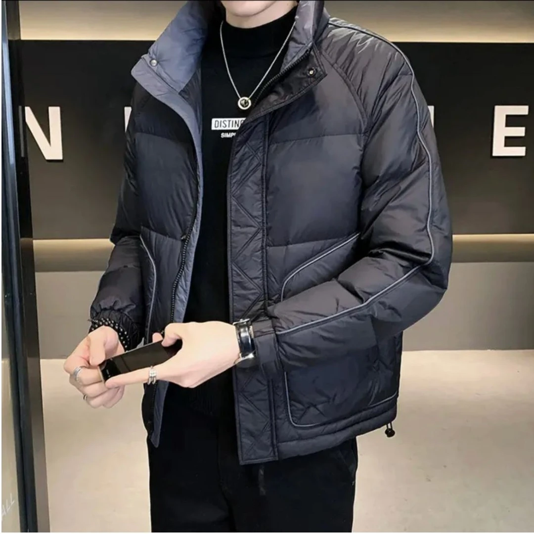 【三防免洗羽绒服】冬季立领免洗时尚羽绒服保暖休闲外套-601