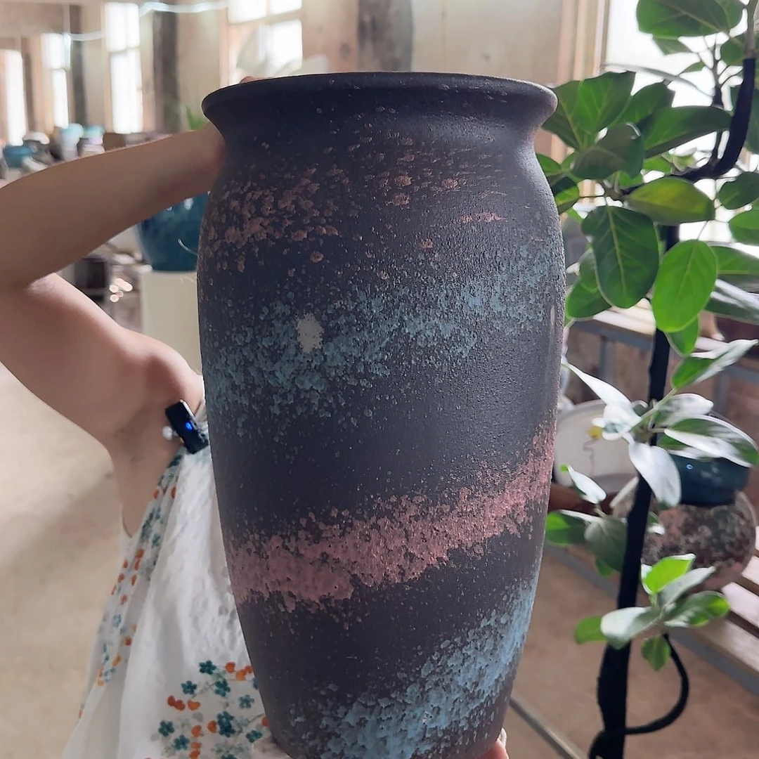 紫砂花盆王嫂花盆0928-162高40口22