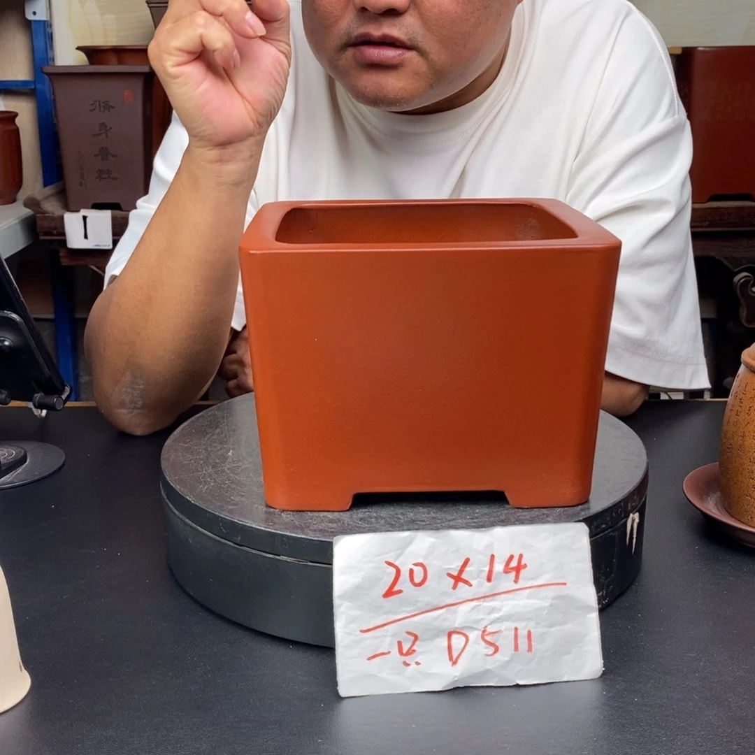 紫砂花盆货号一只D511
