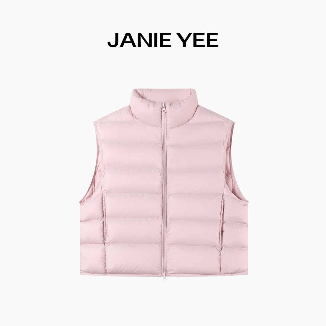Janie Yee"顶奢·马甲"95白鹅绒羽绒无胆轻薄款宽松背心 25A3252