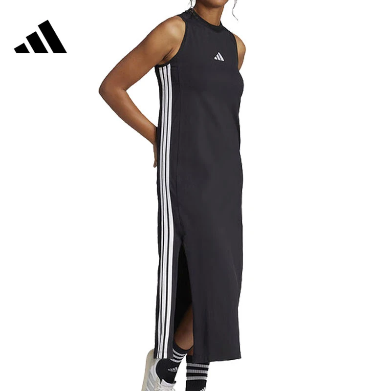 【滔搏体育】adidas阿迪达斯女子W 3S SJ DRE无袖连衣裙JE1208