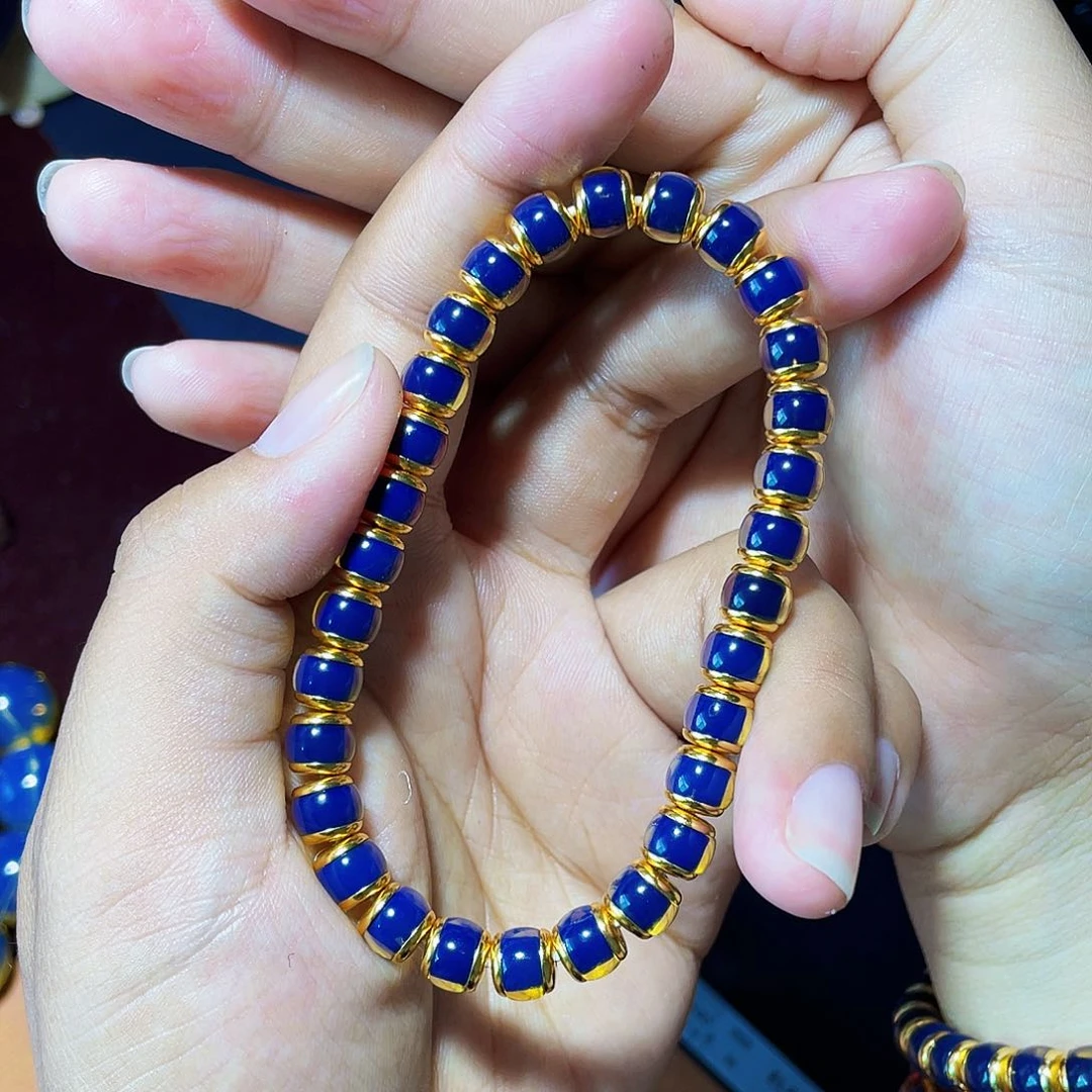 蓝珀裸石未镶嵌甜***醋萤火虫7