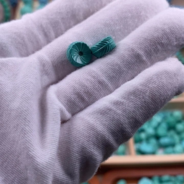 湖北十堰精品雕刻羽毛扣10mm
