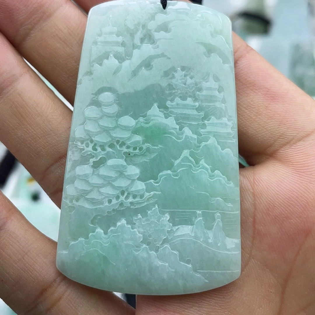 翡翠未镶嵌颈饰翡翠