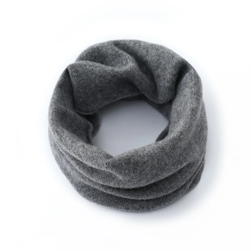 秋冬新款羊毛加厚保暖针织套头脖套围巾
