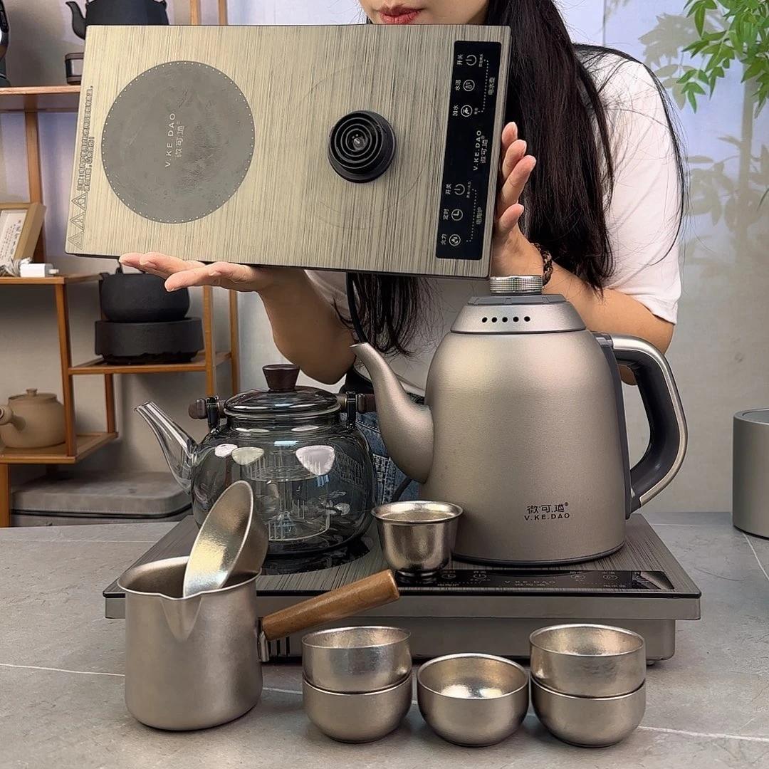 源***制微可道纯钛煮茶器